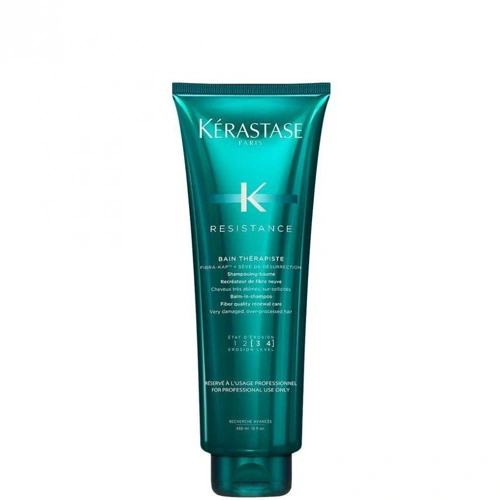 Kérastase Resistance Bain Thérapiste Megújító sampon roncsolt, vegyileg kezelt hajra - 450ml főképe